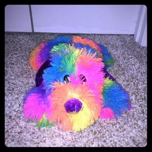 Rainbow Dog Stuffed Animal